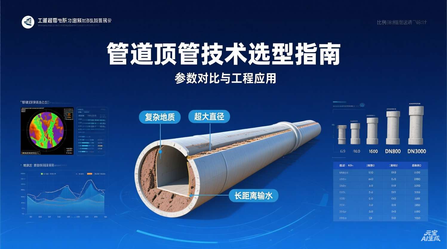 管道顶管技术选型与参数对比分析｜实用指南