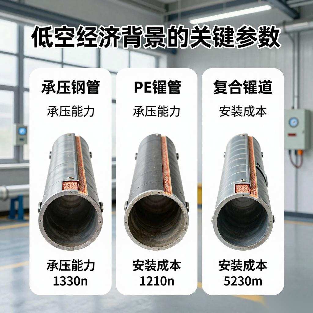 低空经济管道配套选型指南：关键参数对比与应用建议