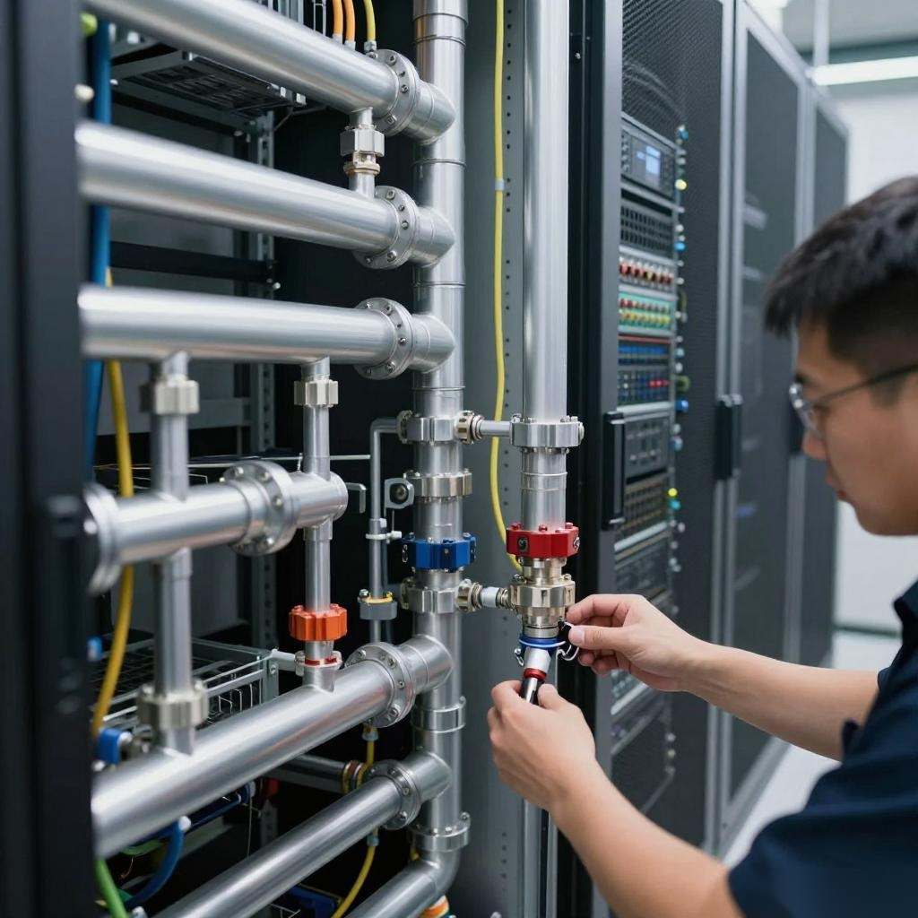 液冷数据中心精密管道安装调试与使用方法｜实用指南