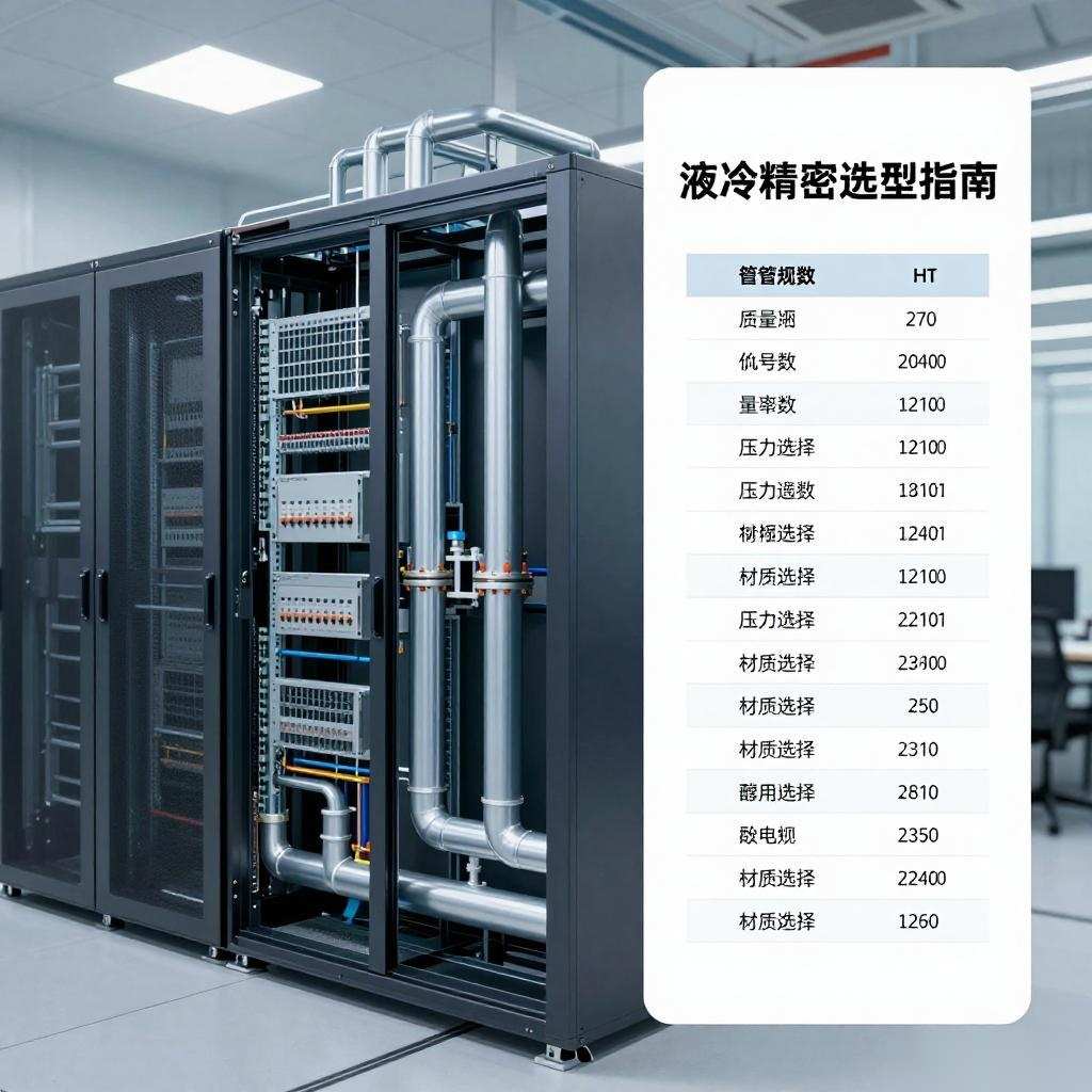 液冷数据中心精密管道选型指南：关键参数与对比分析全攻略