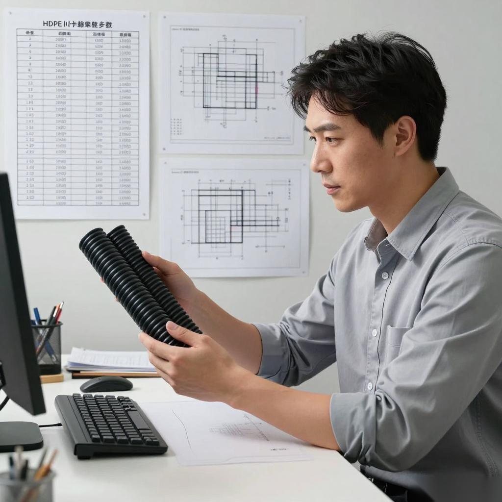 HDPE双壁波纹管选型指南：关键参数对比与实战技巧