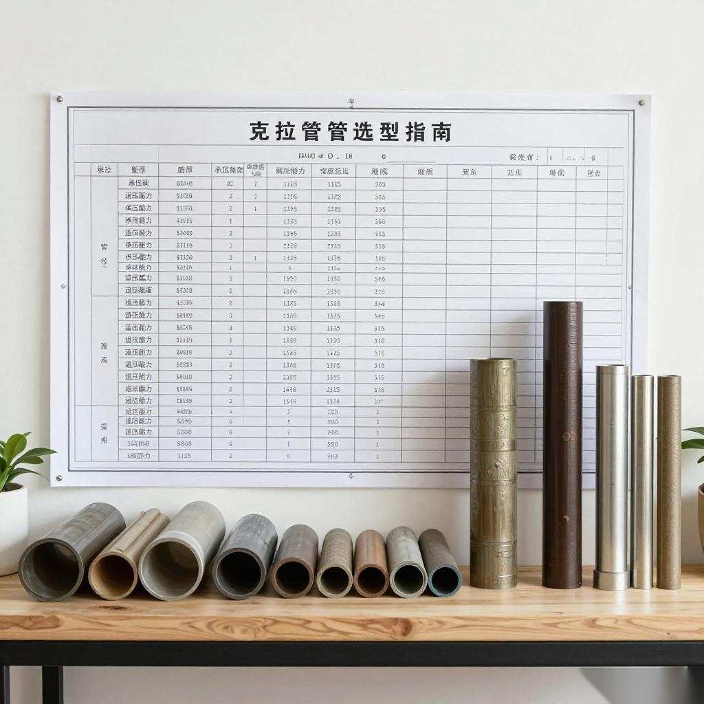 克拉管选型指南：参数对比与应用要点全攻略