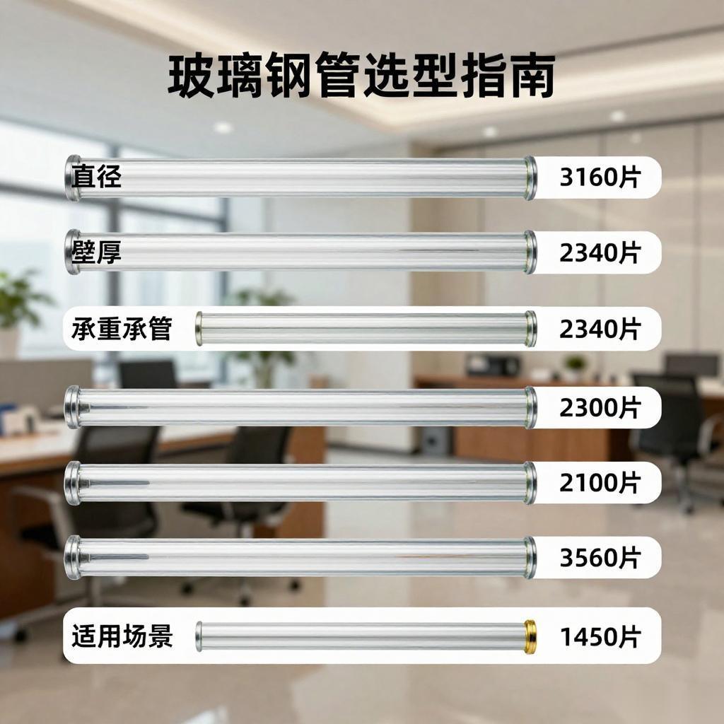 玻璃钢管选型指南：参数对比与应用要点全攻略