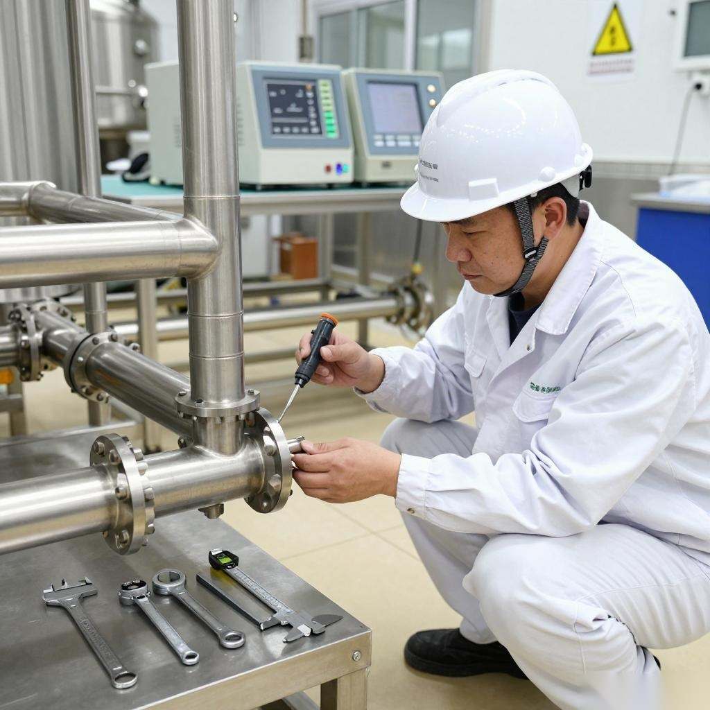 食品级不锈钢管在白酒输送中的应用与安装调试要点全攻略