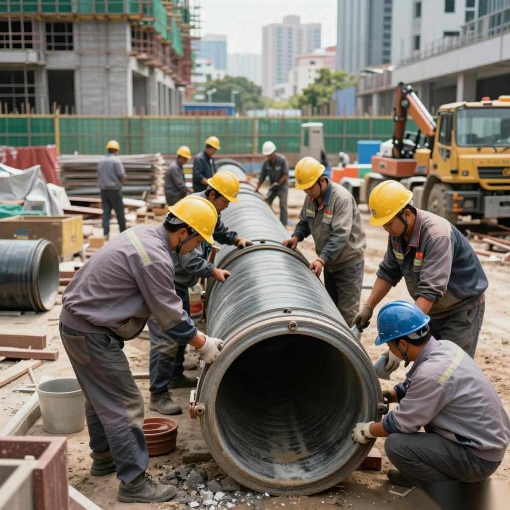 南方暴雨预警下的城市内涝治理：大口径排水管的应用与案例分析指南