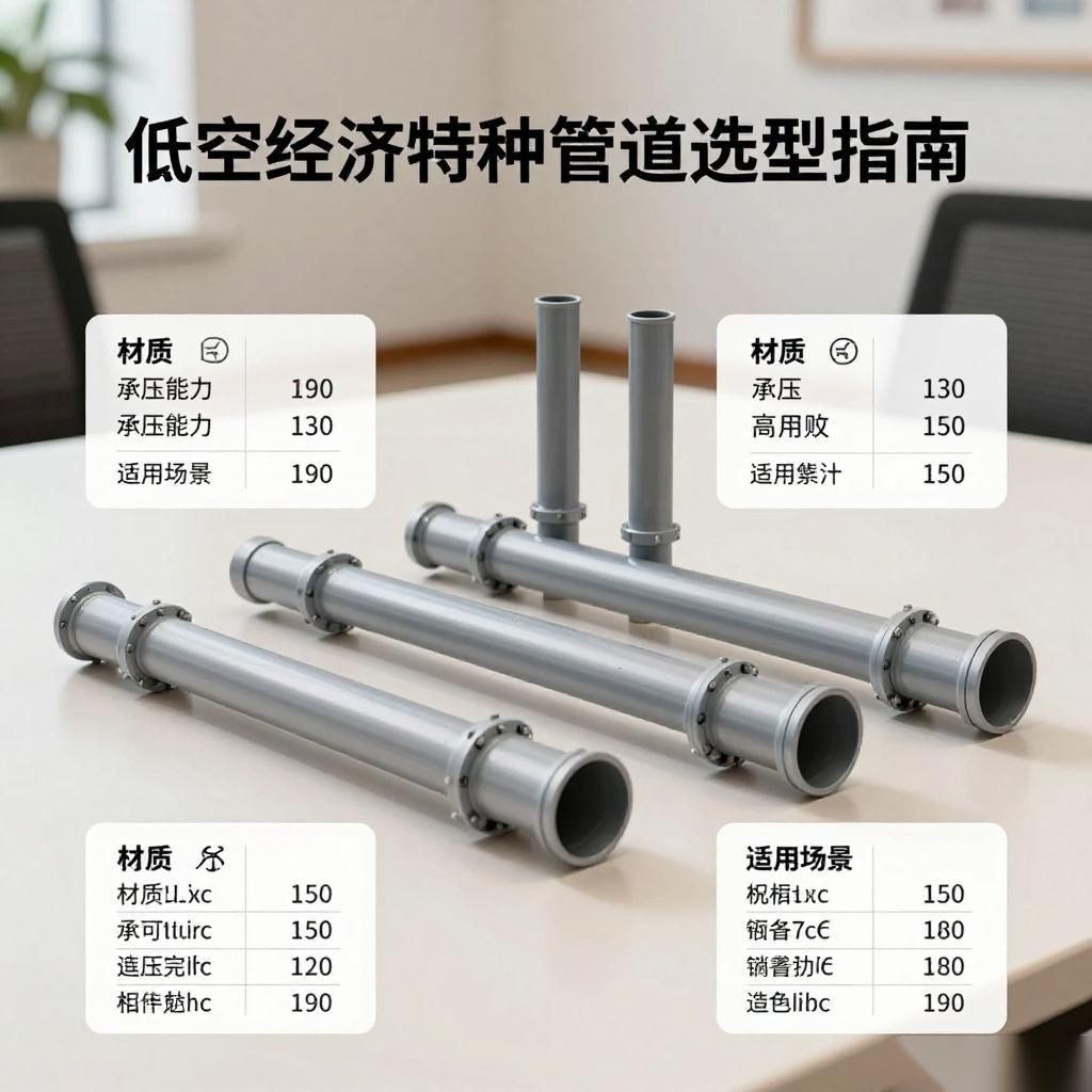 低空经济特种管道选型指南：参数对比与应用场景分析