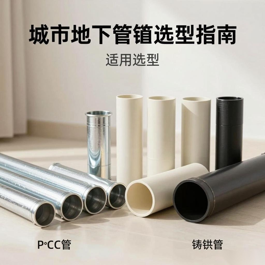 城市地下管网建设管道选型指南：2168亿国债项目下的参数对比与实践