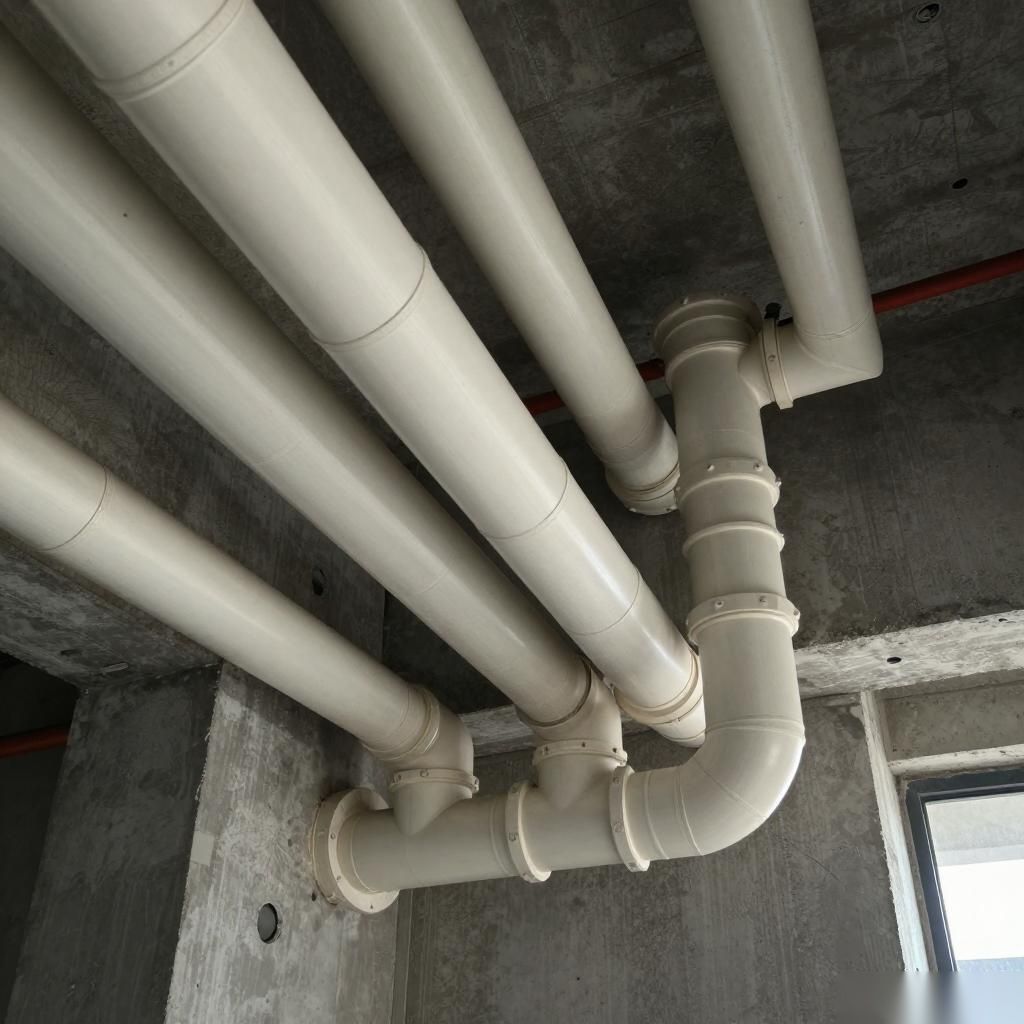 UPVC排水管在建筑排水中的应用优势与案例分析｜建筑排水管材选型指南